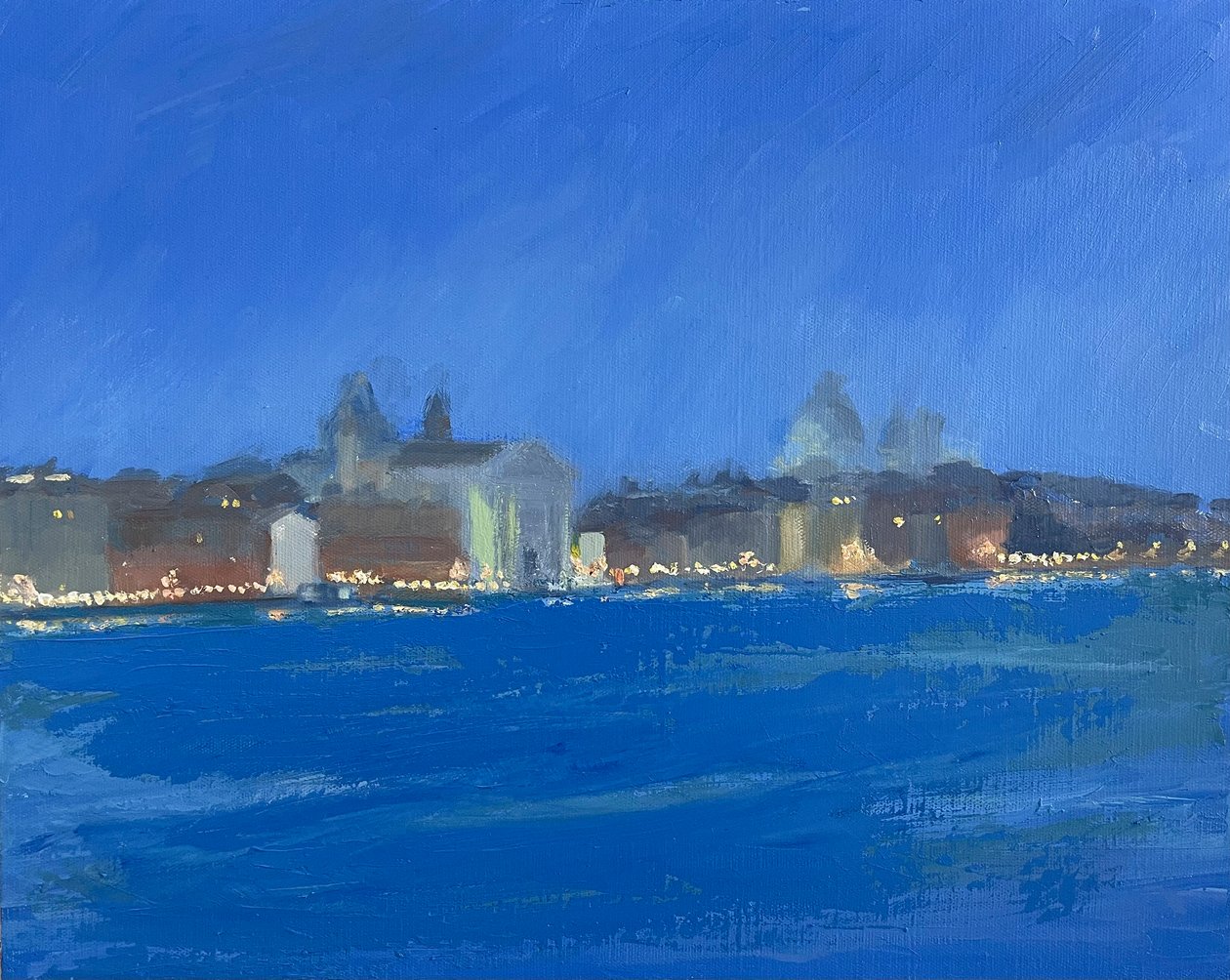 扎特雷夜生活，2025 年（布面油画） 作者 
