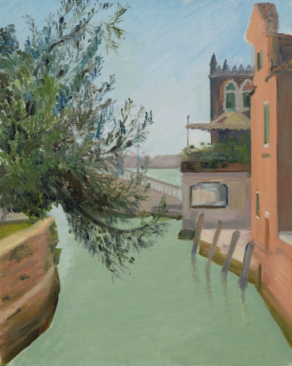 圣朱塞佩河，威尼斯。(布面油画） 作者 