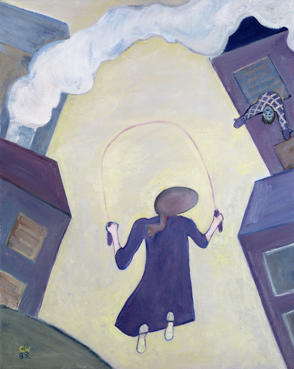 跳绳，1983年 作者 西莉亚华盛顿