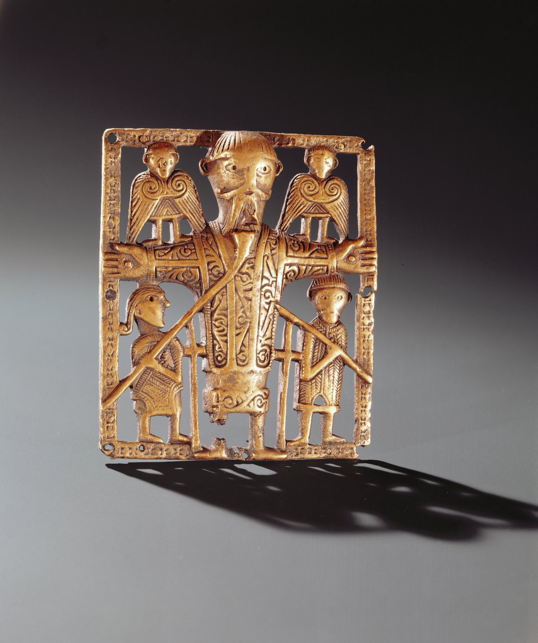 十字架牌匾，Clonmacnoise，奥法利郡，维京时代，10-11世纪（青铜） 作者 凯尔特人