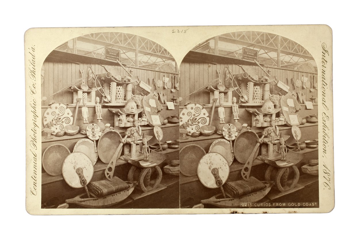 来自黄金海岸的古玩，1876年（蛋白印刷品） 作者 百年摄影有限公司