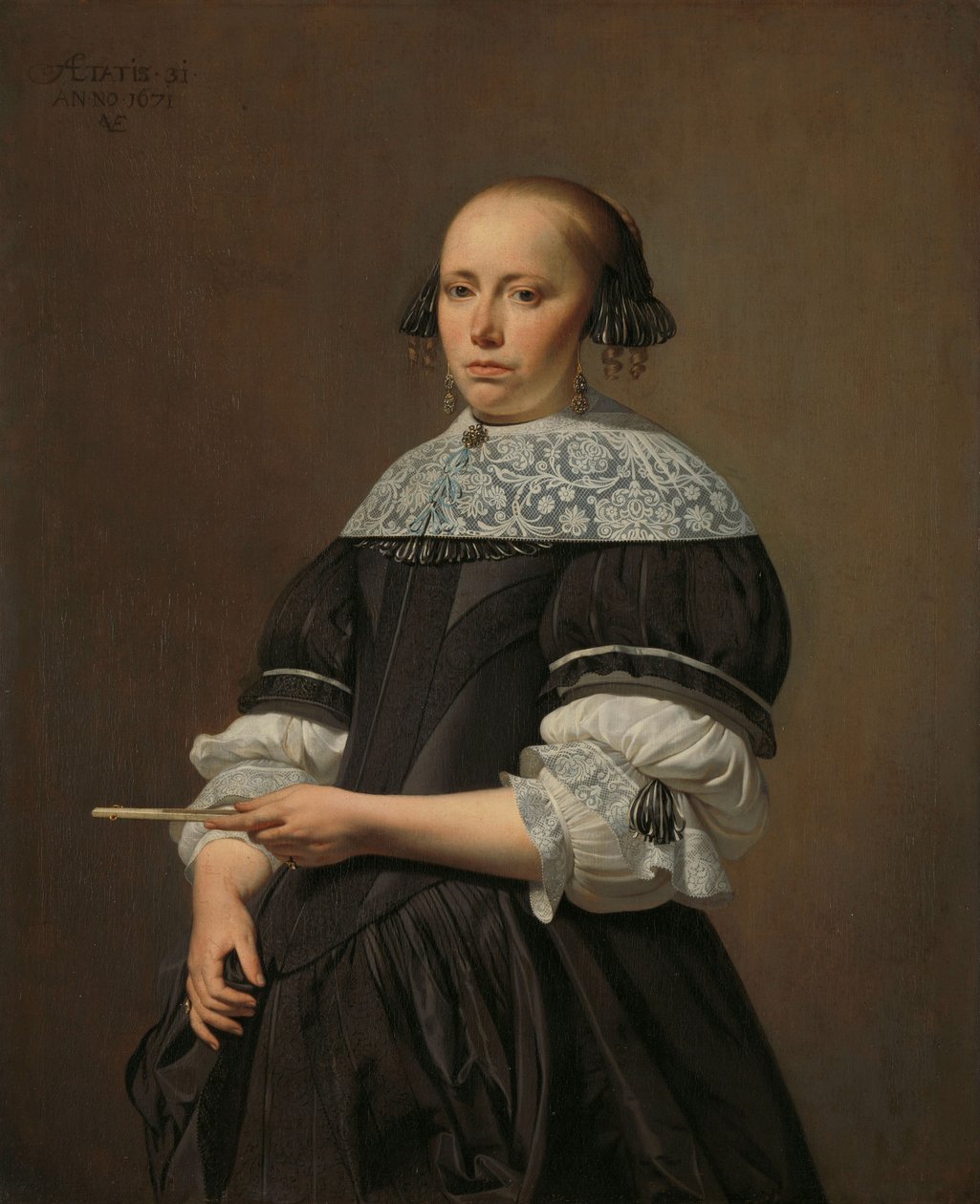 伊丽莎白·范·凯塞尔（Elisabeth van Kessel，1640-1717年），威廉·雅各布斯·贝特（Willem Jacobsz Baert）的妻子 作者 塞萨尔·博蒂乌斯·范·埃弗丁根