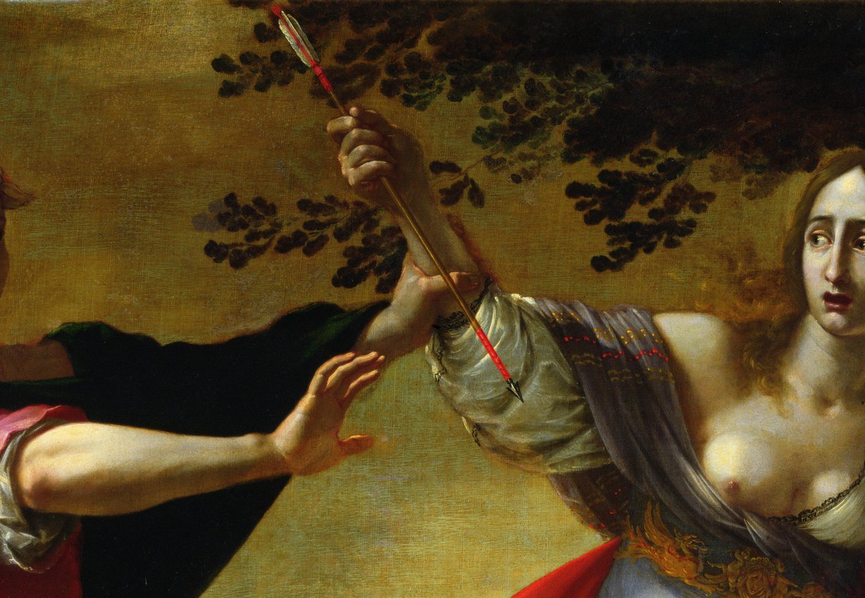 Rinaldo和Armida，c.1630-40油画布细节50378 作者 凯撒丹迪尼