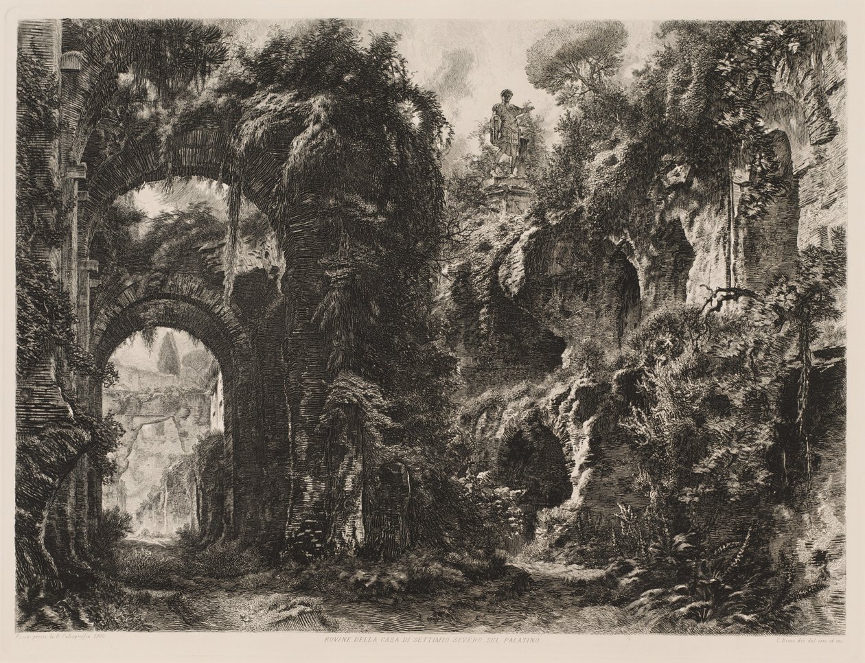 塞普蒂米乌斯-塞维鲁在帕拉蒂诺的房子遗址（Rovine della casa di S.S. sul Palatino ) 作者 切萨雷·比塞奥