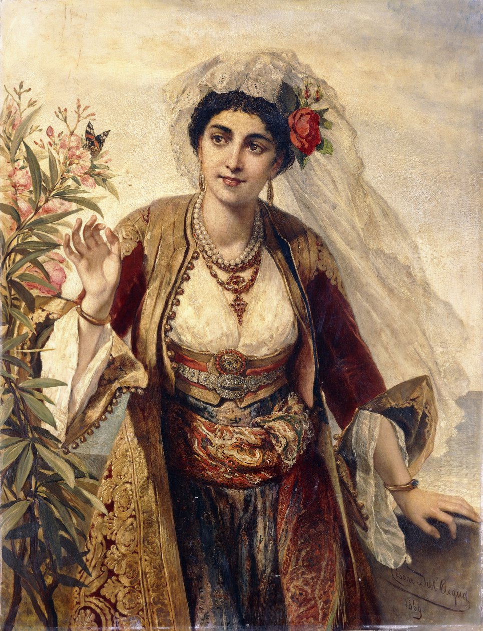 1869年的异国美女 作者 塞萨尔·费利克斯·德尔·阿夸