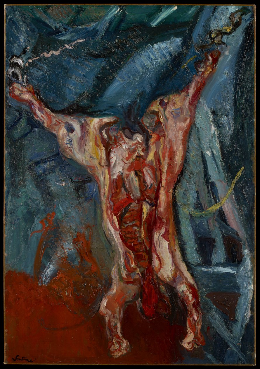 牛肉胴体，1925年 作者 Chaim Soutine
