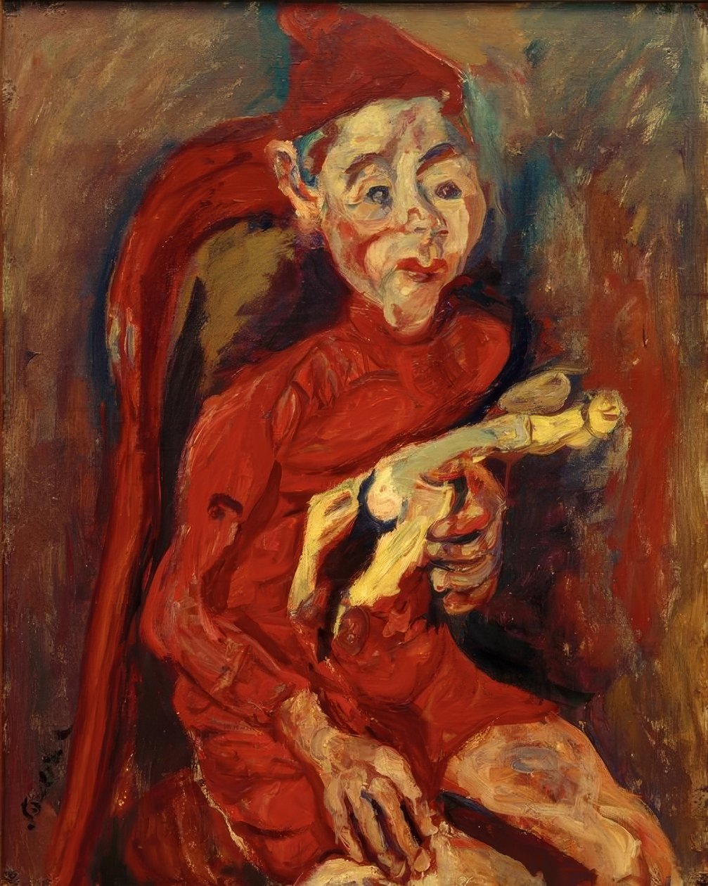 Ch.Soutine，带玩具的孩子 作者 Chaim Soutine