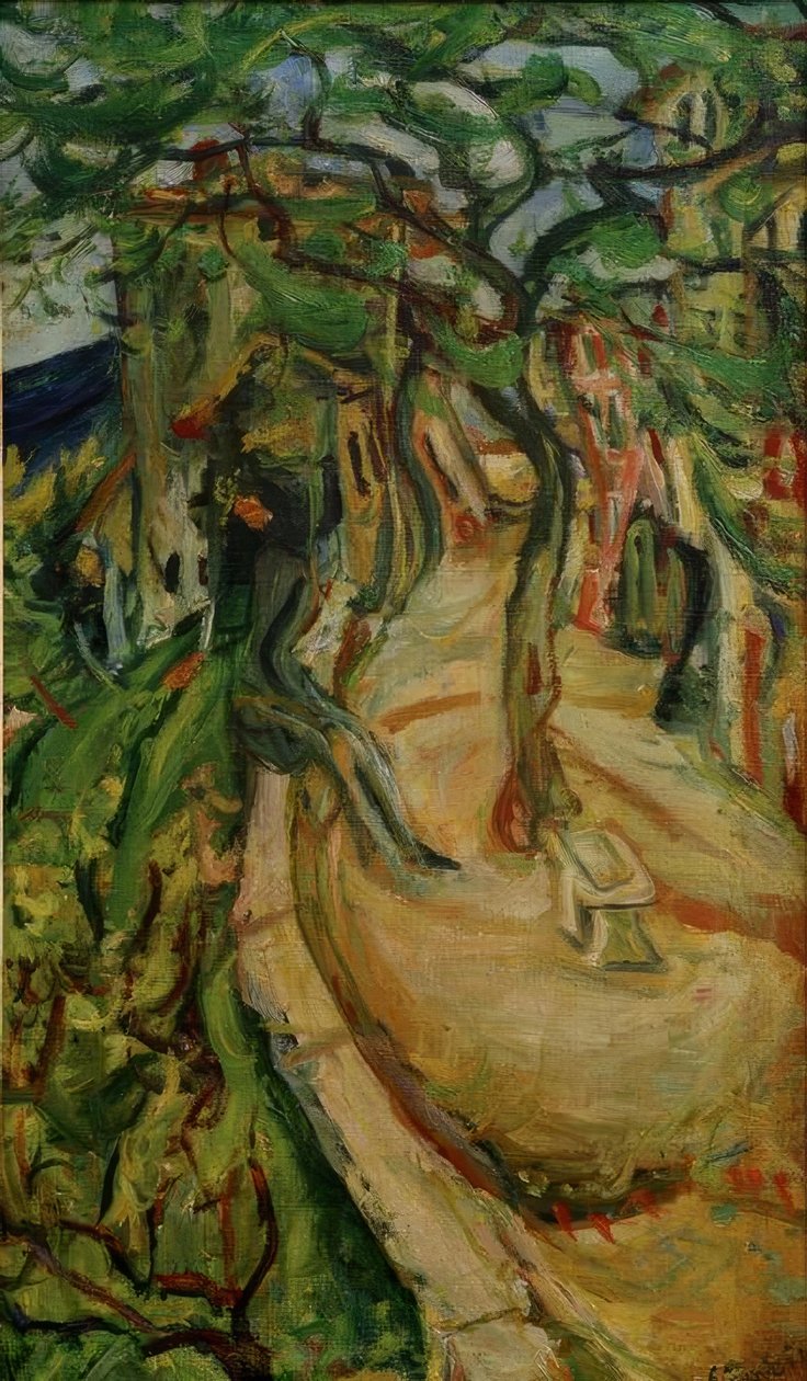 CH。在Vence的Soutine，Die Terrasse 作者 Chaim Soutine