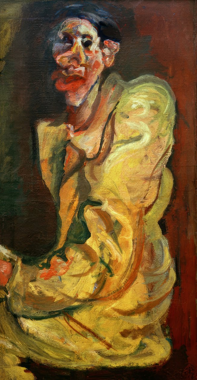 Ch.Soutine，Grotesk  -  Selfportrait 作者 Chaim Soutine