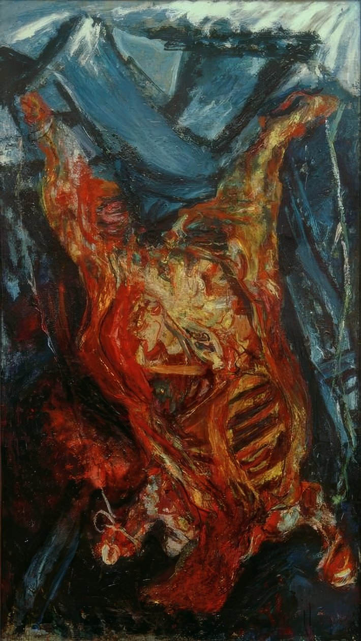 Chaim Soutine，剥牛肉 作者 Chaim Soutine