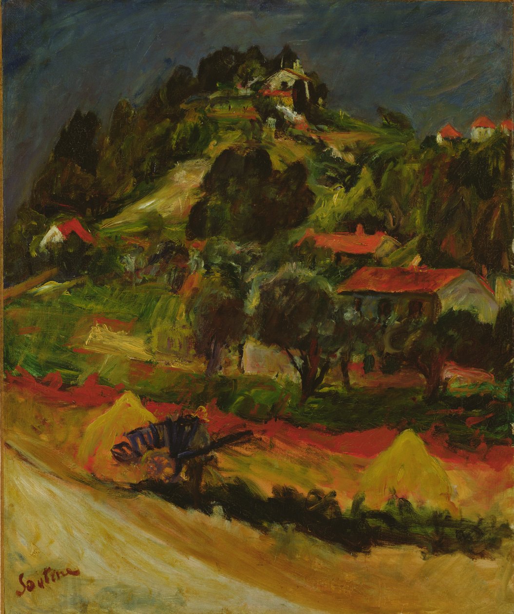 景观在Ceret，1932年 作者 Chaim Soutine