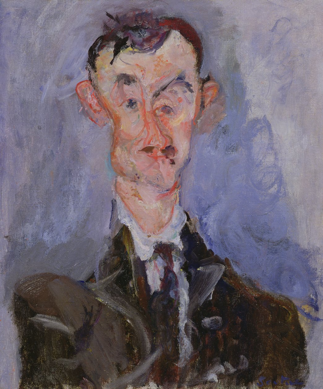 Emile Lejeune的肖像，c.1922 作者 Chaim Soutine