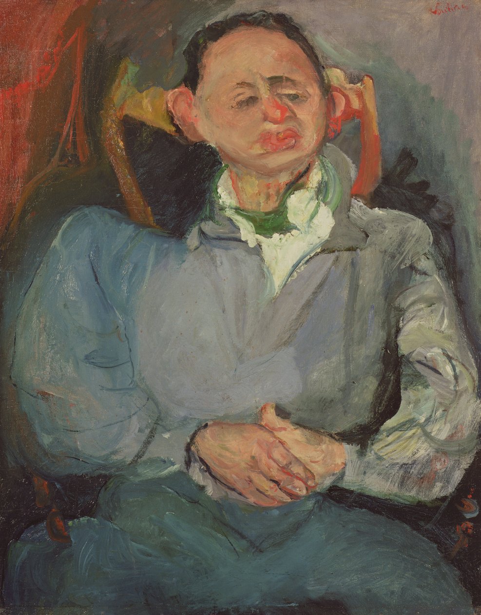 奥斯卡Miestchaninoff（1886-1956）1923年的肖像 作者 Chaim Soutine