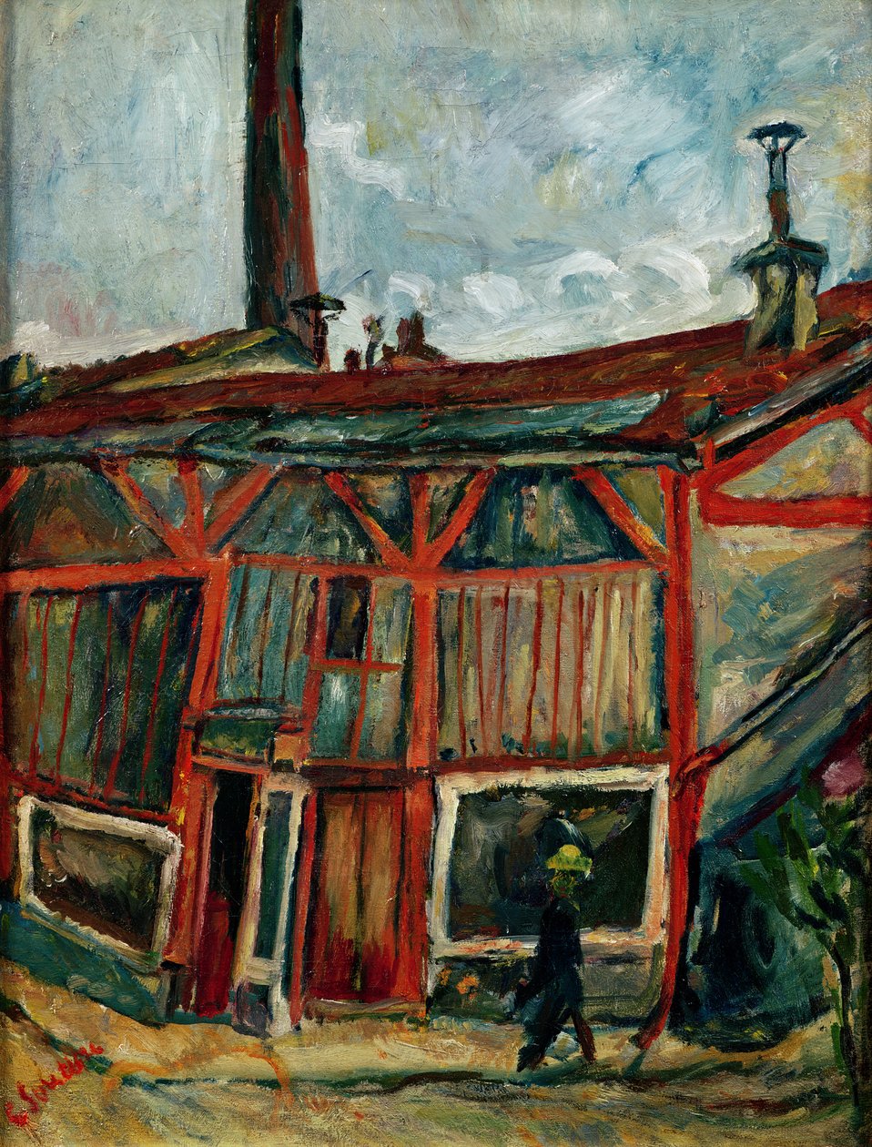1914年Falguiere市的工作室 作者 Chaim Soutine