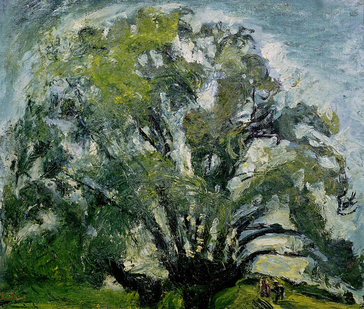 橡树，c.1914 作者 Chaim Soutine