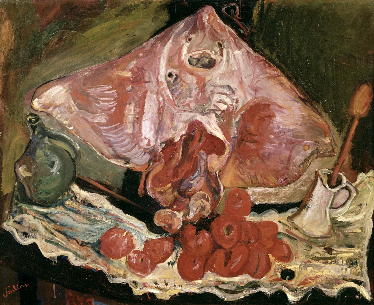 雷。 c.1924 作者 Chaim Soutine