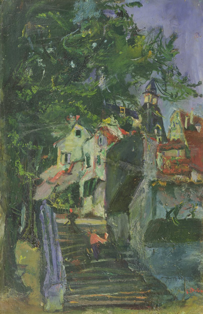 沙特尔的步骤，c.1933-34 作者 Chaim Soutine