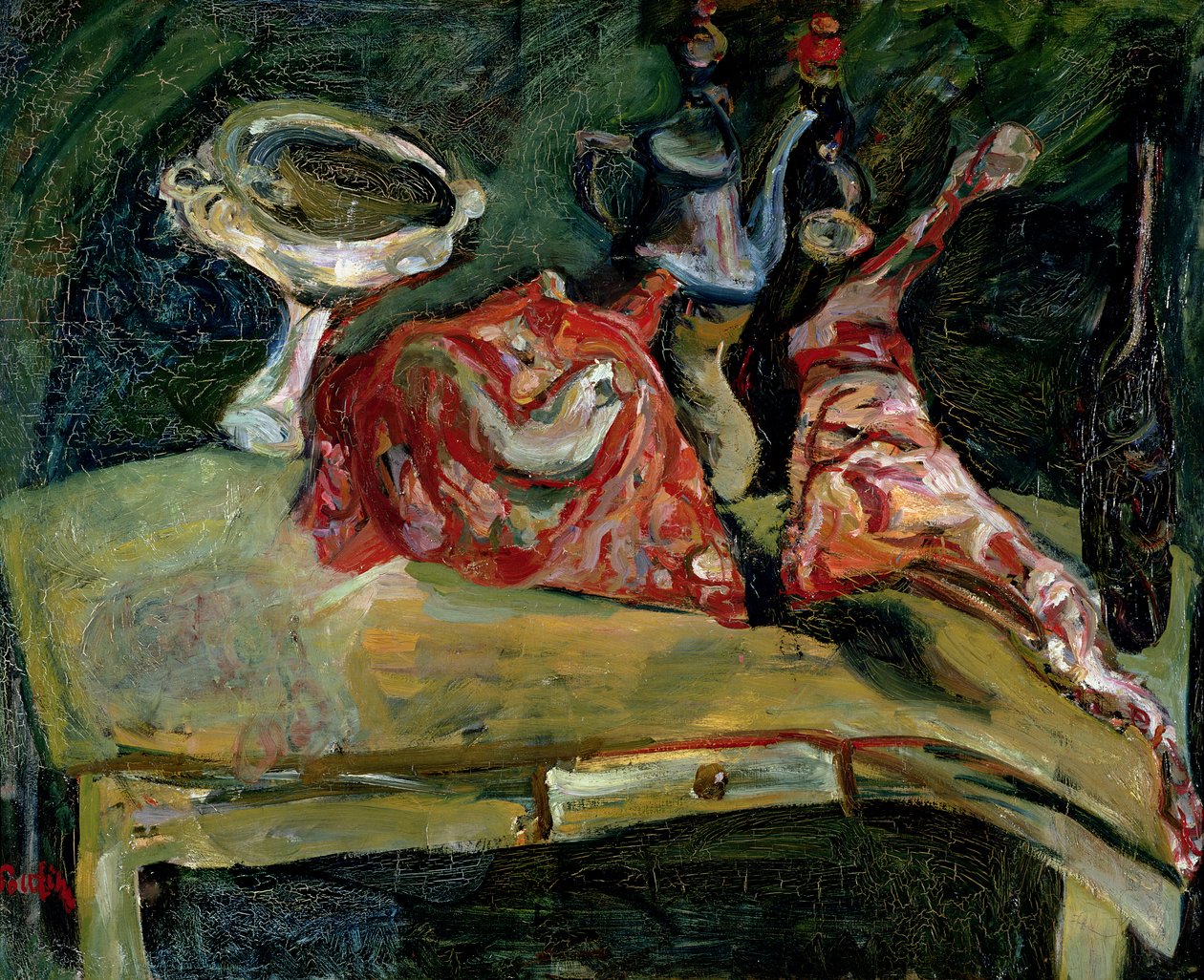 桌子 作者 Chaim Soutine