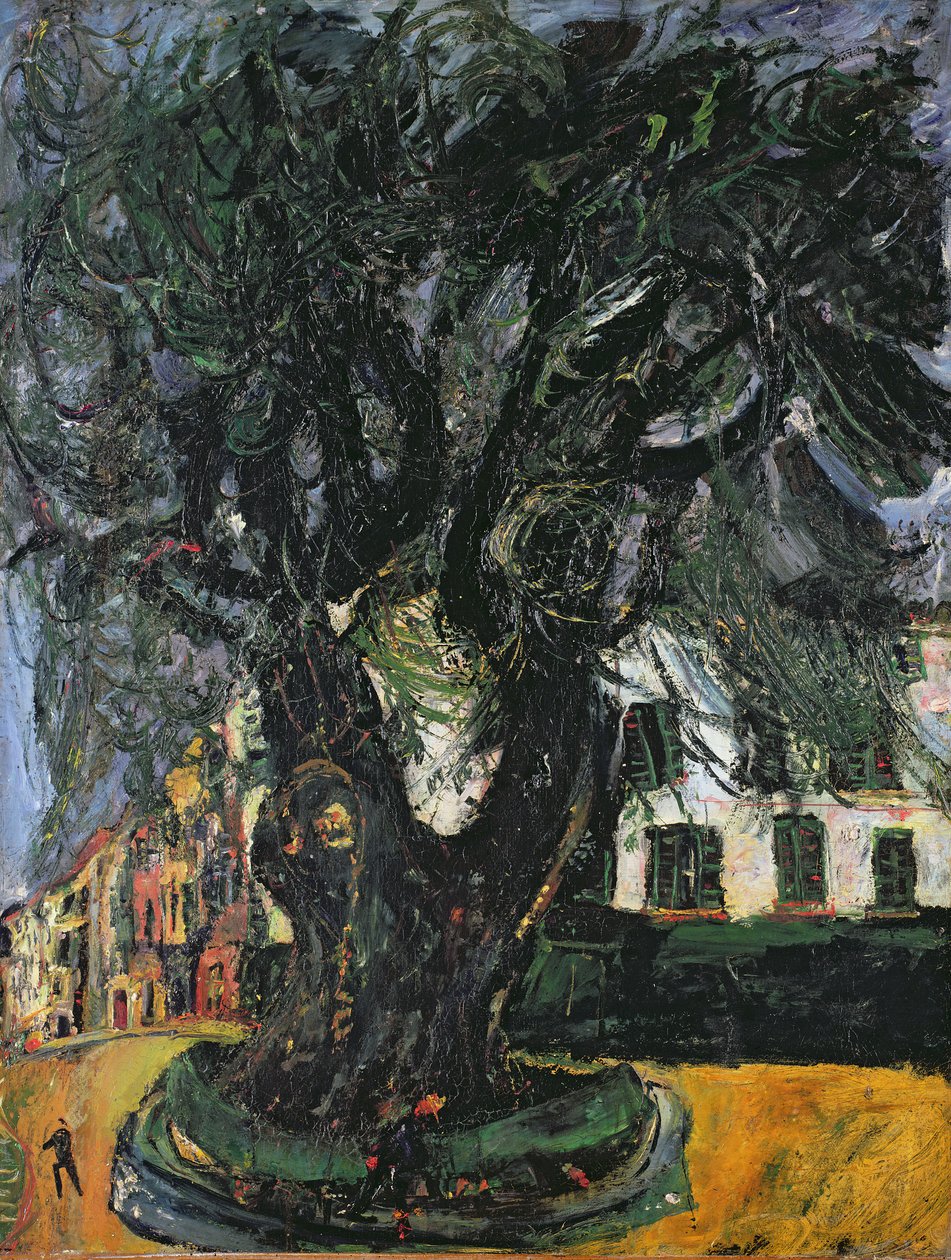 1929年在旺斯的树 作者 Chaim Soutine