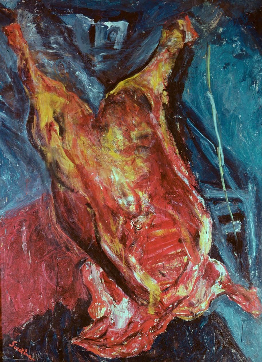 牛肉胴体 作者 Chaim Soutine