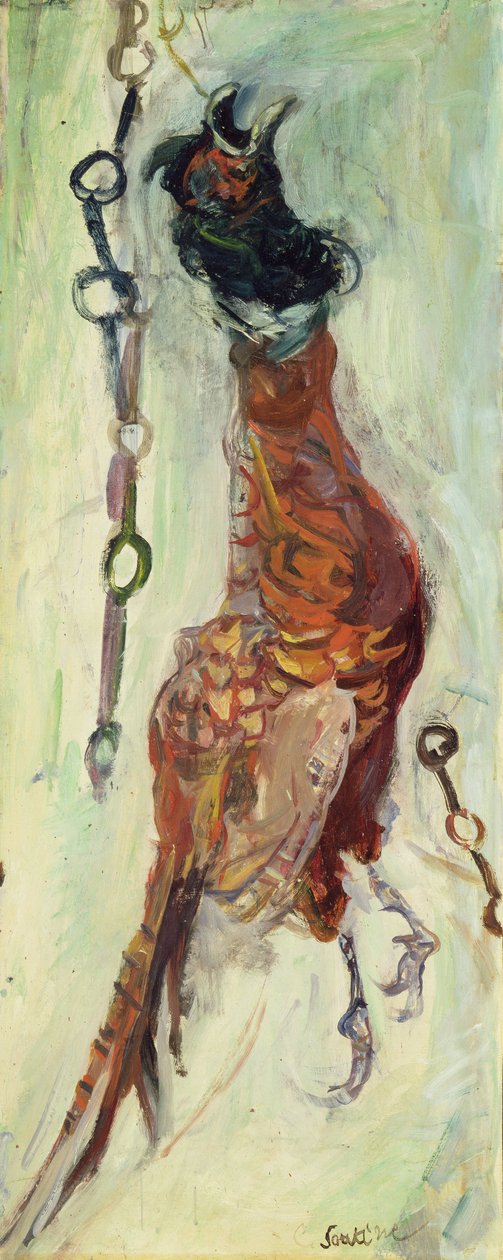 Hanging Pheasant, c.1925-30 (oil on canvas) 作者 Chaim Soutine