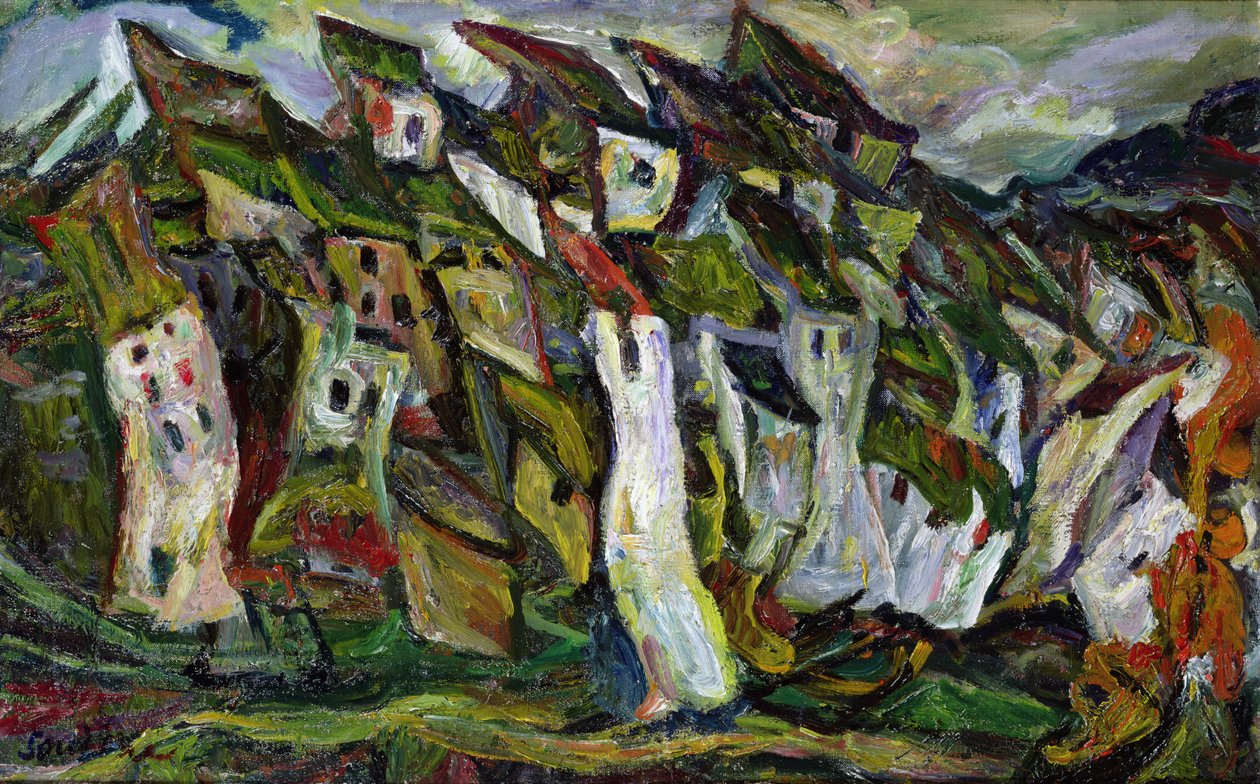 房屋，1919-22 作者 Chaim Soutine