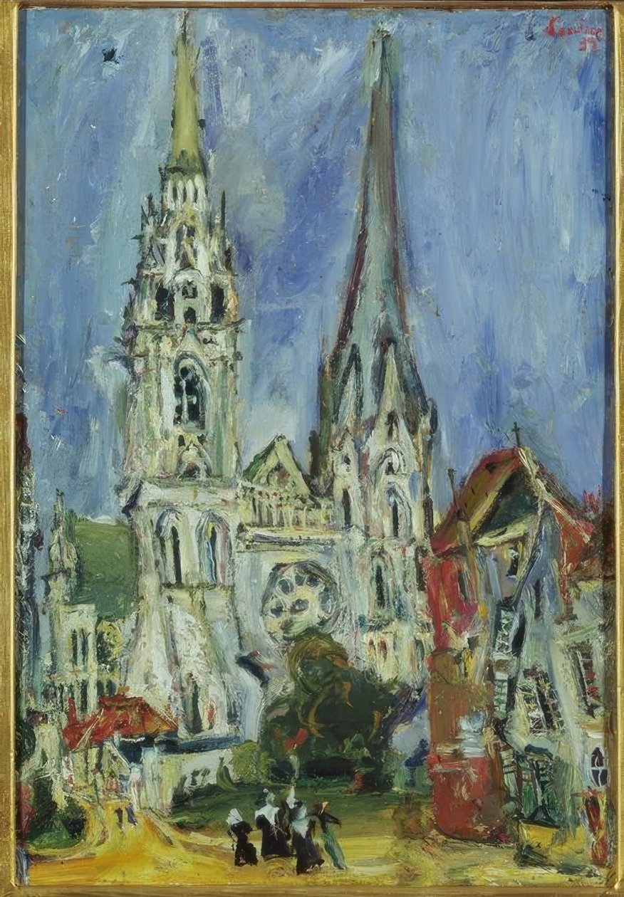 沙特尔大教堂 作者 Chaim Soutine