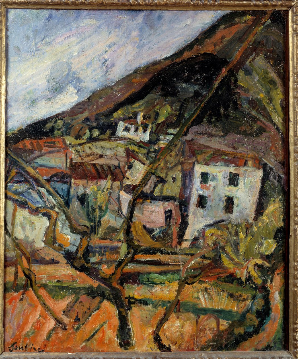 Chaim Soutine (1894-1944) (ec.rus.) 1921 年阿维尼翁，卡尔维博物馆的旺斯风景画 作者 Chaim Soutine
