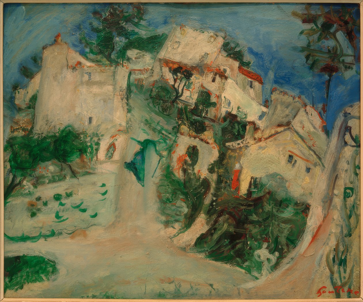卡格纳附近的景观 作者 Chaim Soutine