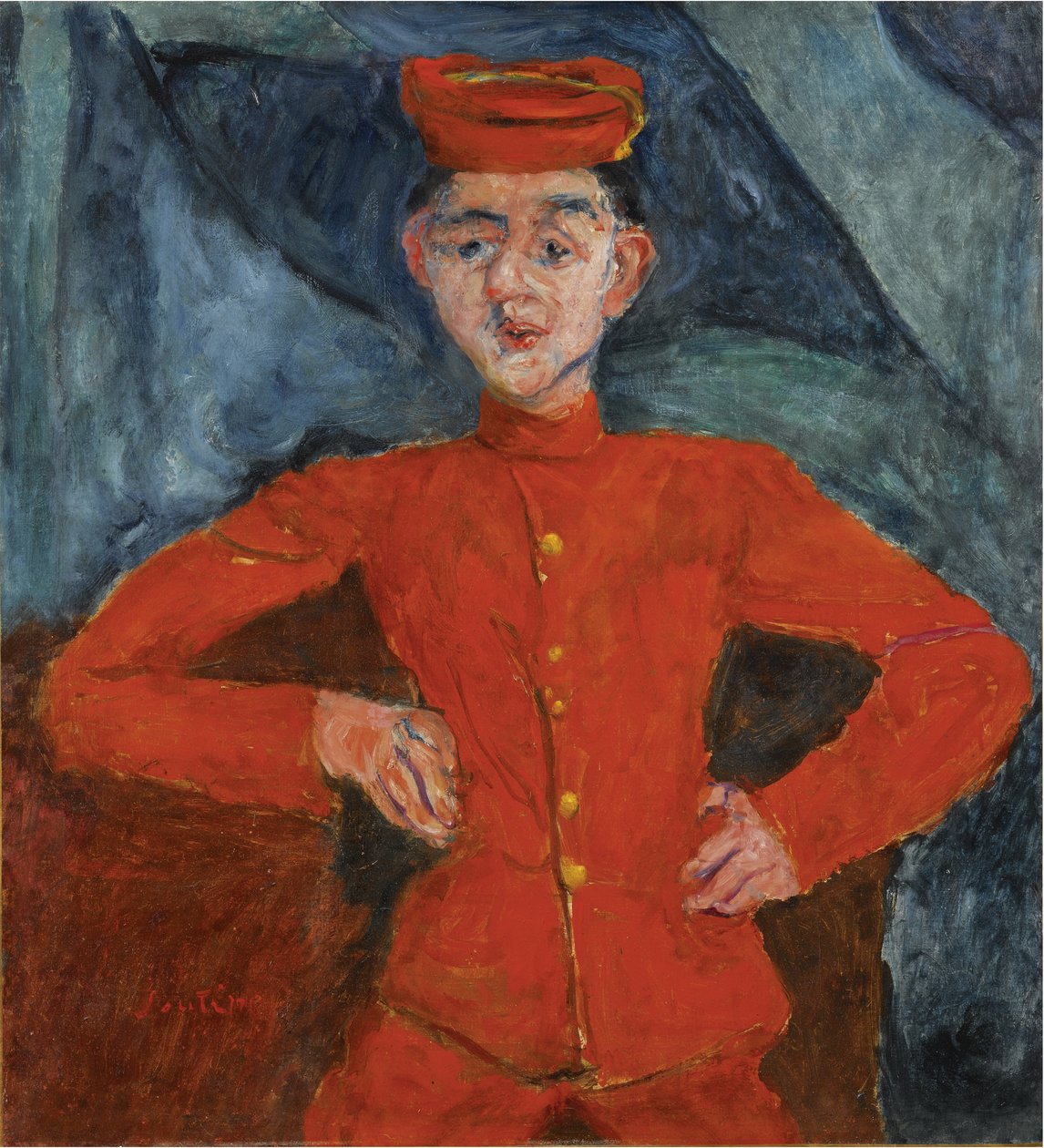 马克西姆斯的猎人c。 1925年 作者 Chaim Soutine