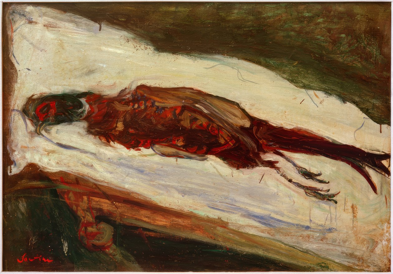 死去的野鸡 (Toter Fasan) 作者 Chaim Soutine