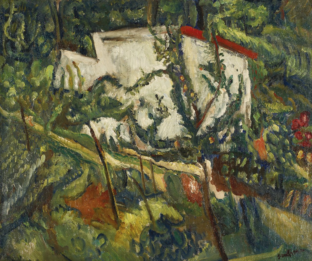 克拉马特府c。 1918年 作者 Chaim Soutine