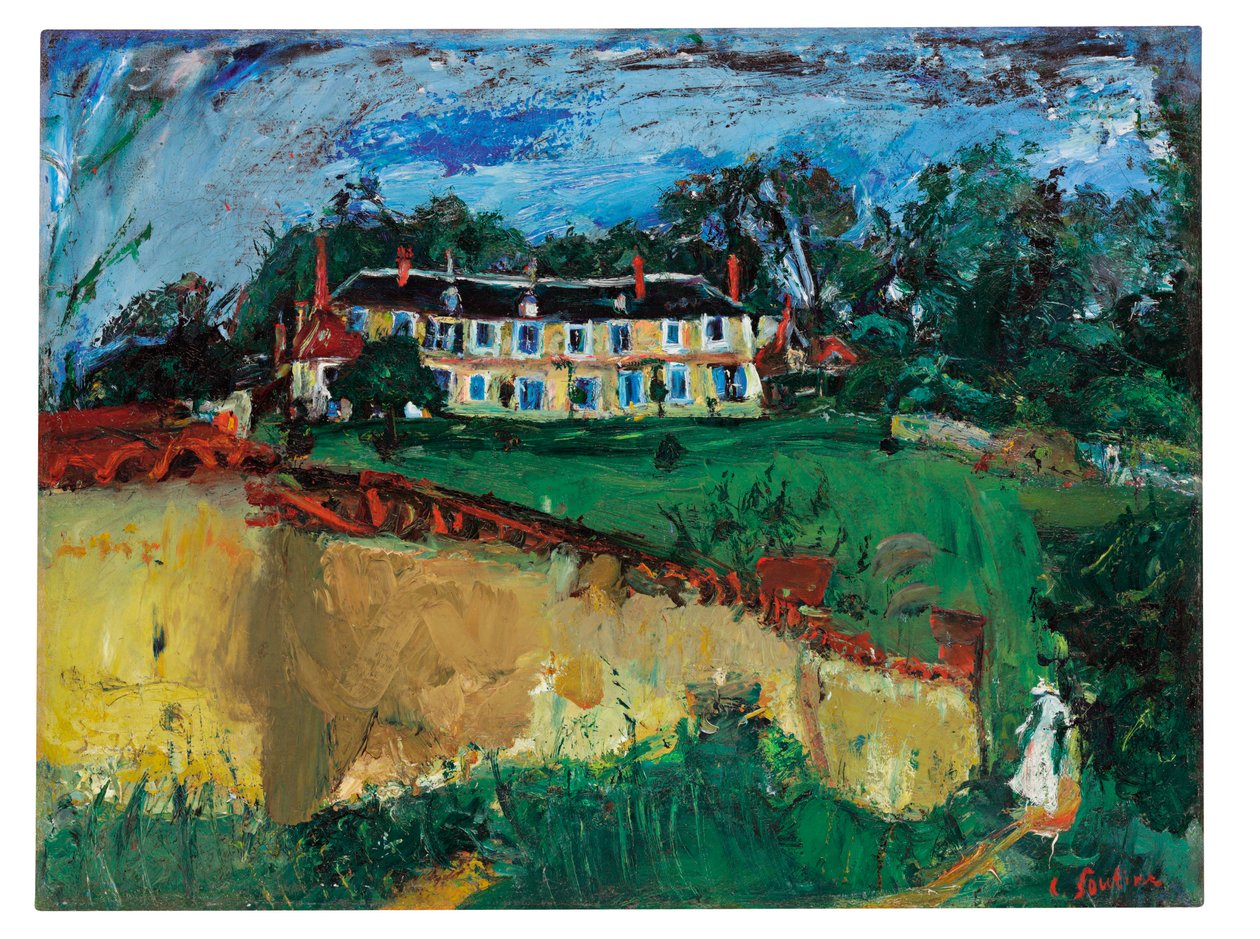 沙特尔附近的老房子，约1934年 作者 Chaim Soutine