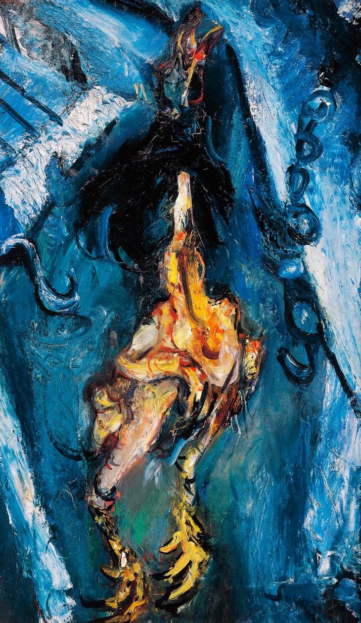 采摘的鸡，约 1925 年，柴姆·苏丁（Chaim Soutine）（1894-1943 年）绘，布面油画。 法国，20 世纪。 作者 Chaim Soutine