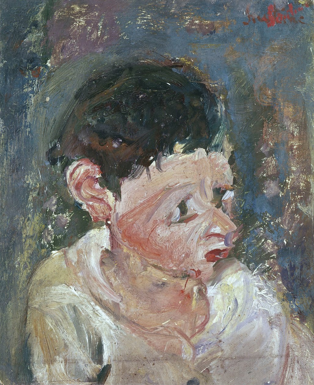 男孩肖像（布面油画） 作者 Chaim Soutine