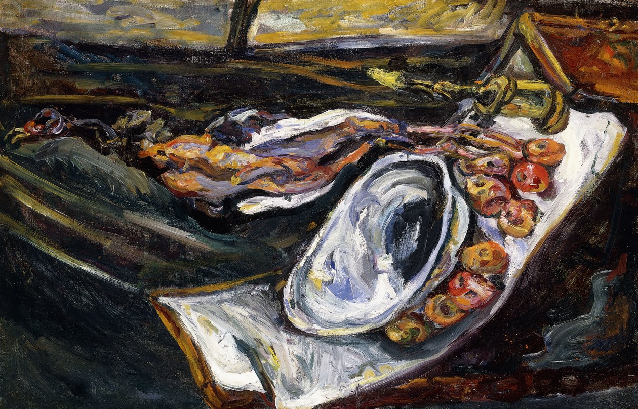 野鸡静物画；大自然Morte au Faisan，1918年 作者 Chaim Soutine
