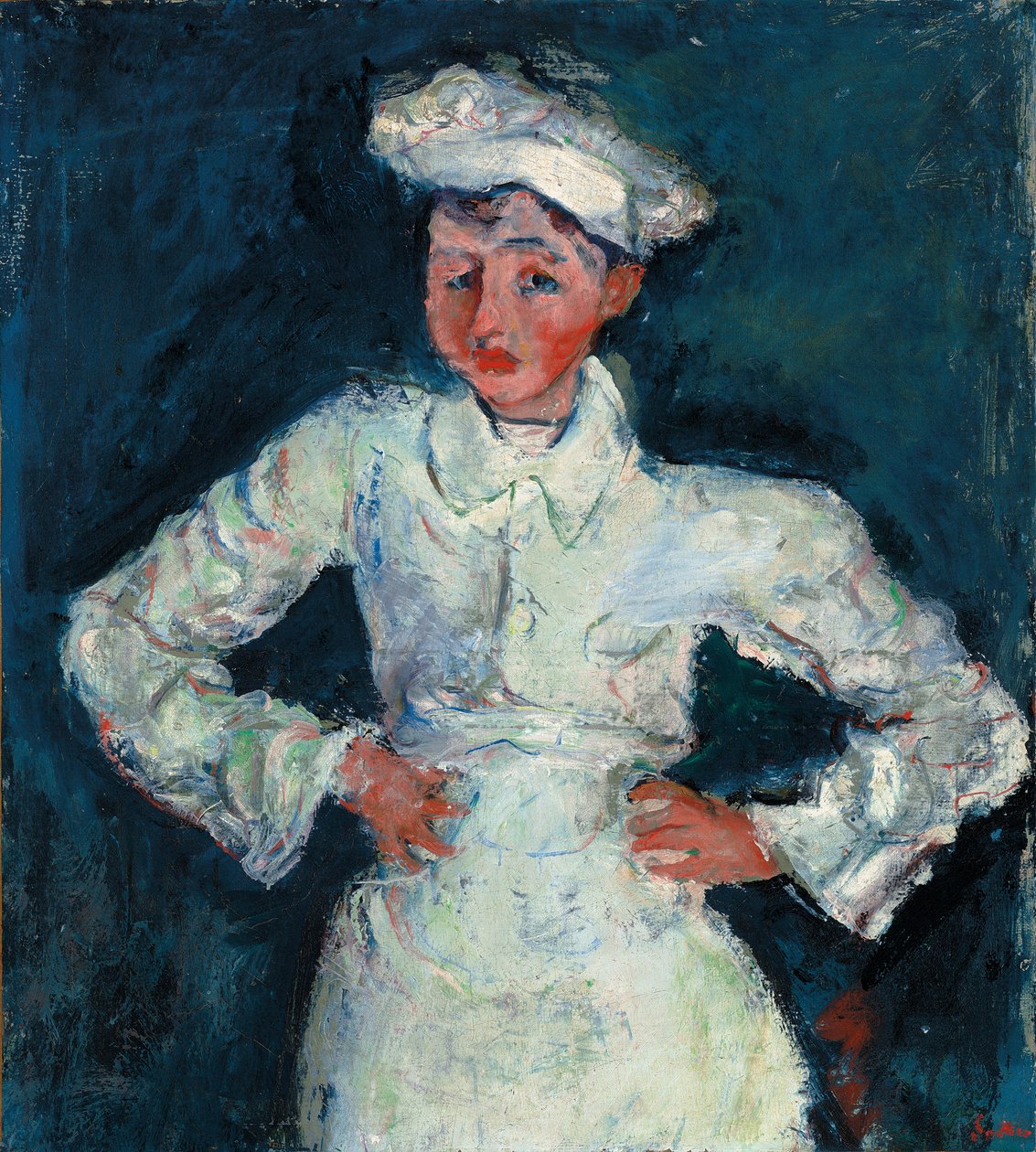小糕点师傅；小糕点师，约1927年 作者 Chaim Soutine