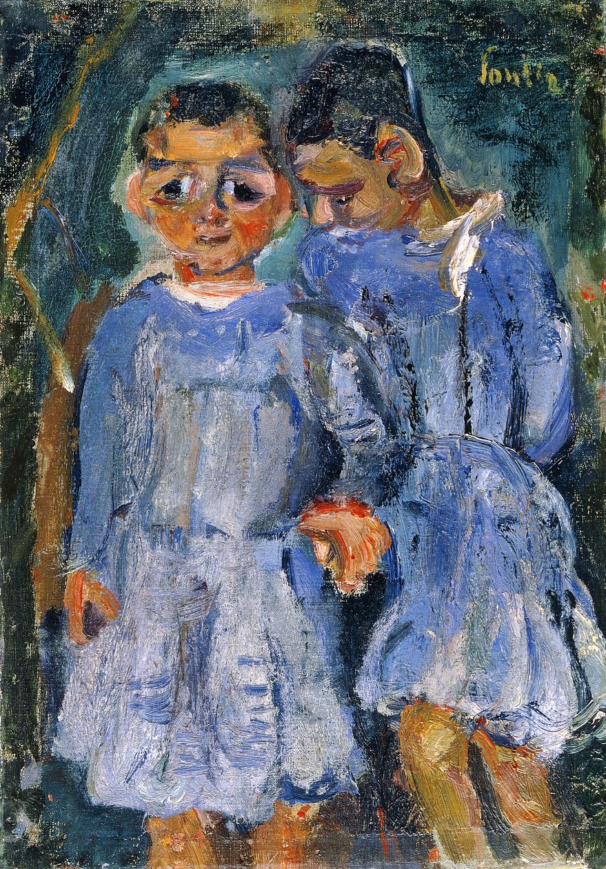 两个孩子；两个孩子 作者 Chaim Soutine