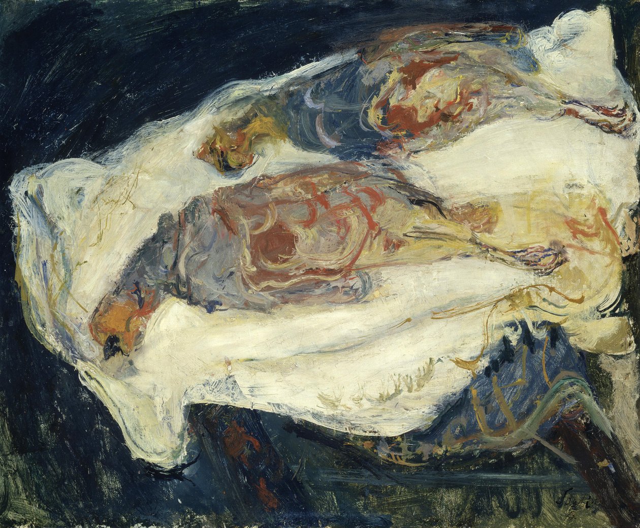 两只野鸡 Les deux faisans, 1924-1925. 作者 Chaim Soutine