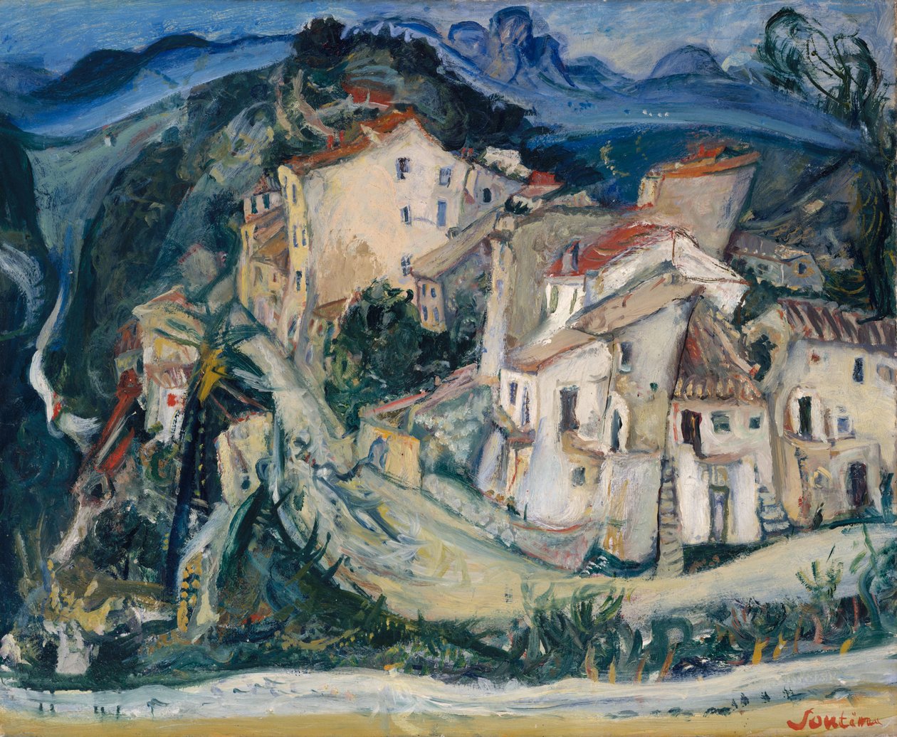 观点的Cagnes，c.1924-25 作者 Chaim Soutine