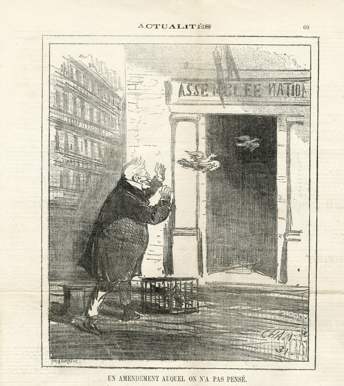 查尔文报》中的查姆（1819-1879）插图 作者 Amedee de Noe (占婆)