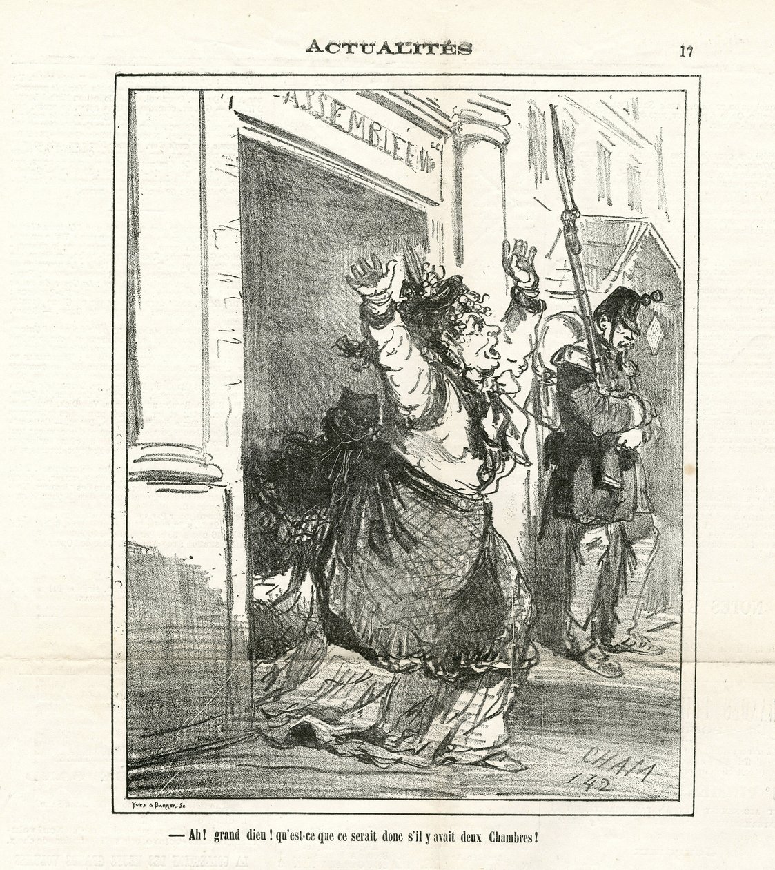 查尔文报》中查姆（1819-1879）的插图 作者 Amedee de Noe (占婆)