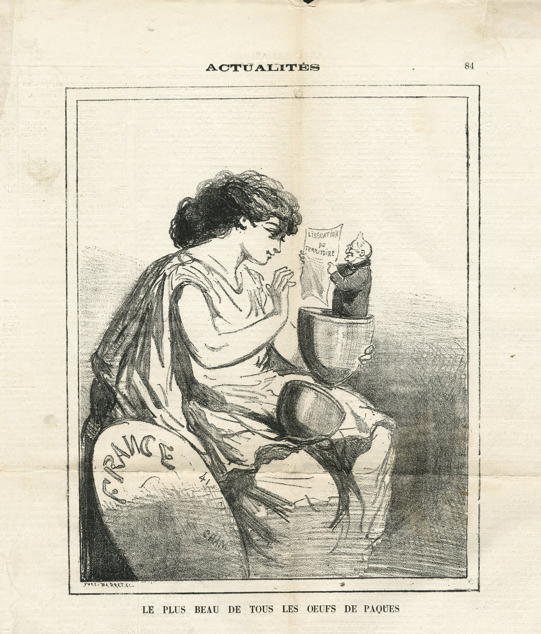 查尔文报》中查姆（1819-1879）的插图 作者 Amedee de Noe (占婆)