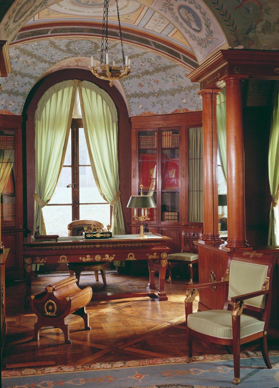 Napoleon Bonaparte的研究，c.1800 作者 查尔斯·珀西耶