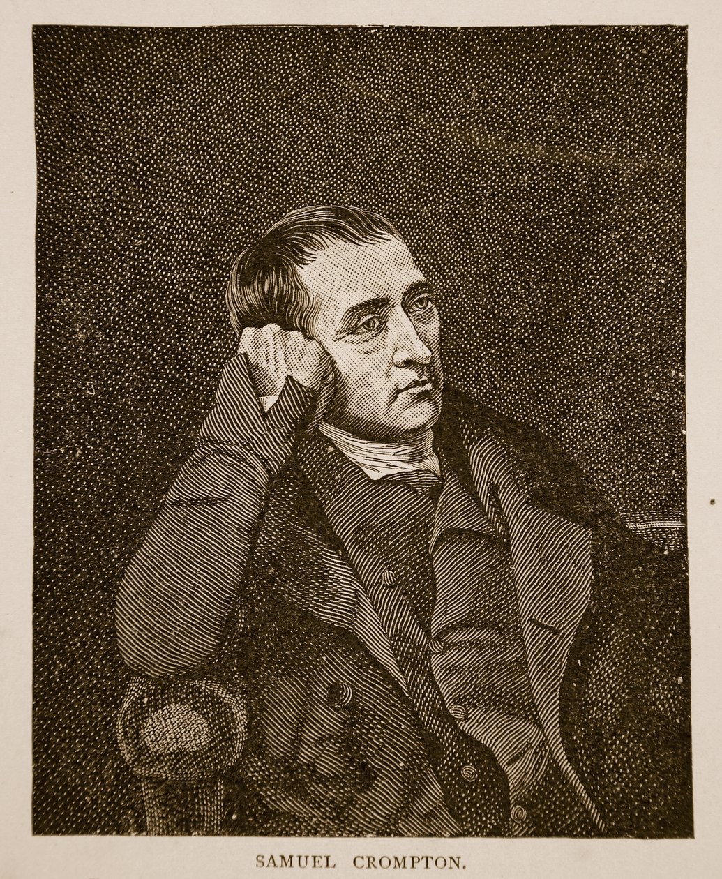 Samuel Crompton，由C. Turner（1774-1857）雕刻 作者 查尔斯·阿灵厄姆