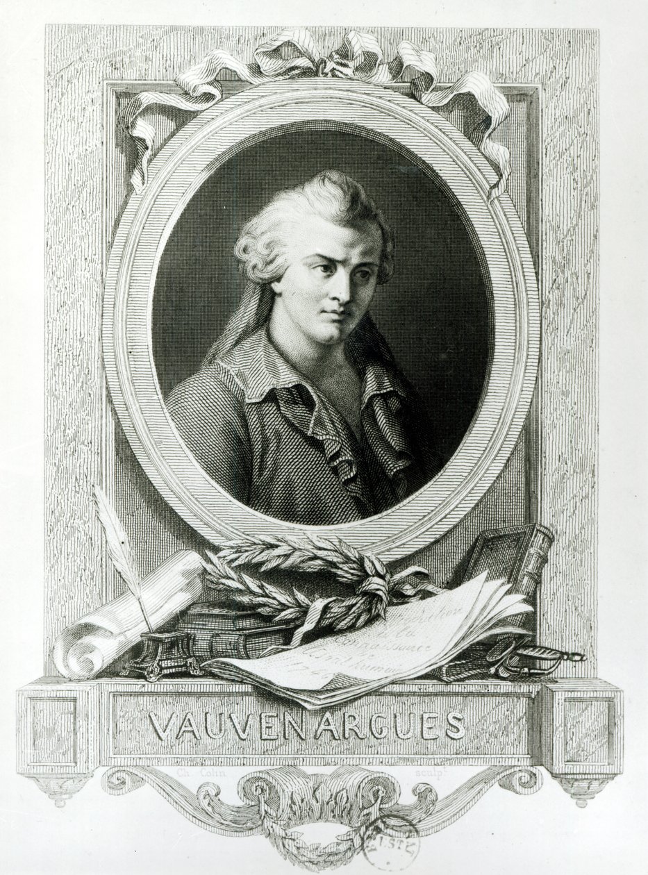 Luc de Clapiers（1715-47）Vauvenargues侯爵 作者 查尔斯·阿米迪·科林