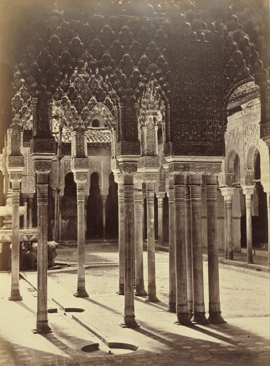 （阿尔罕布拉宫狮子宫（Patio de los Leones en la Alhambra）） 作者 查尔斯·克利福德