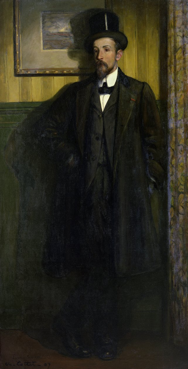 Lucien Simon（1864-1945）1907年的肖像 作者 查尔斯·科特