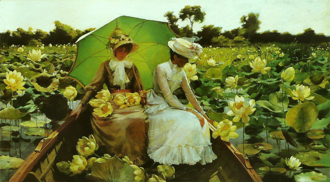 Lotus LiliesnFrancais：Nenupharsn 作者 查尔斯·考特尼·柯伦