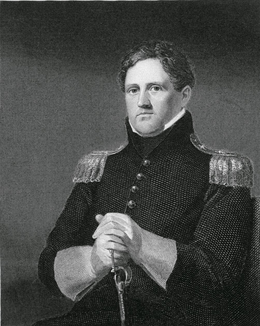威廉·阿姆斯特朗（1823-90）镌刻的温菲尔德·斯科特少将（1786-1866） 作者 查尔斯·克伦威尔·英厄姆